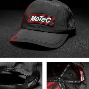 Motec Black Relax Strapback Cap