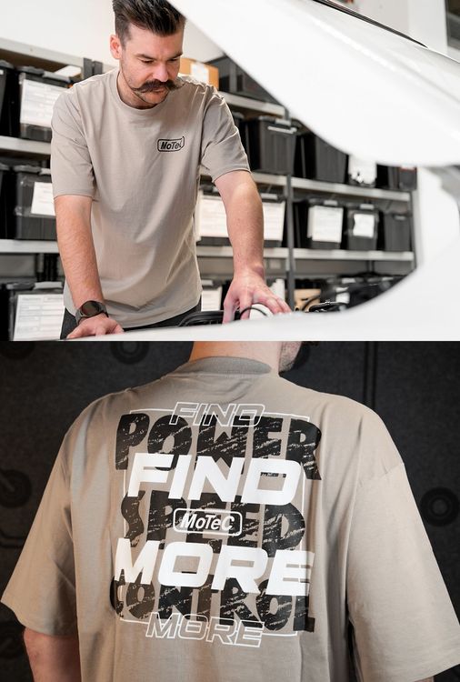 Motec Find More T Shirt (ash Grey)
