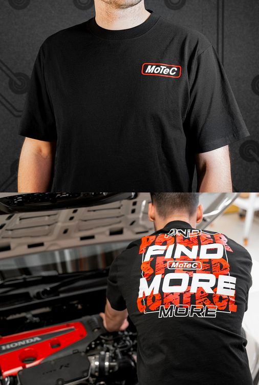 Motec Find More T Shirt (black) 2