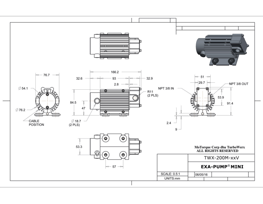 Turbowerx Mini Pump Cad
